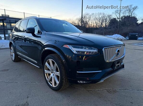 YV4A22PL3J1209333 2018 VOLVO XC90 Black Vista tres cuartos delantera izquierda
