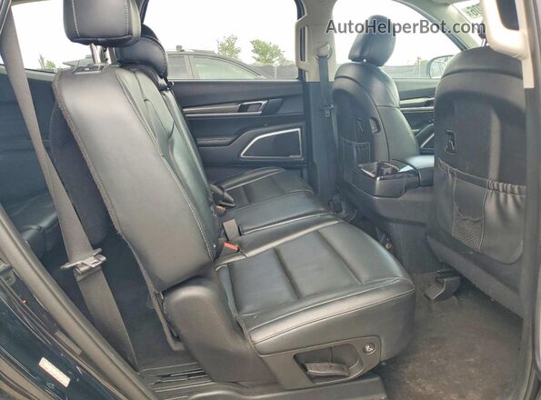 5XYP24HC3MG143877 2021 KIA TELLURIDE Black Widok komory silnika