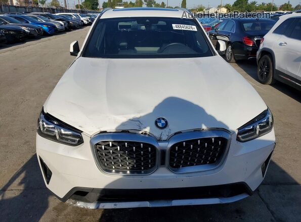 5UX43DP02R9V93468 2024 BMW X3 White Widok z tyłu