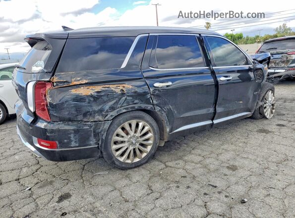 KM8R54HEXLU120672 2020 HYUNDAI PALISADE Черный Передняя правая четверть