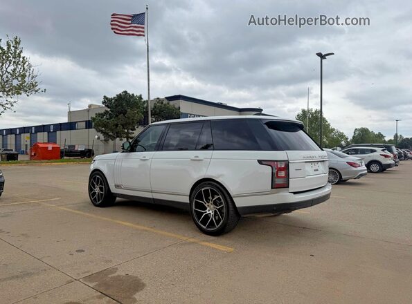 SALGS5FE1HA328485 2017 LAND ROVER RANGE Белый Передняя правая четверть