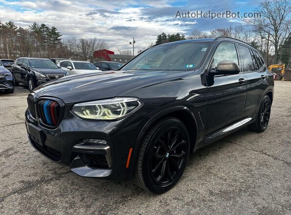 5UXTY9C07L9C80121 2020 BMW X3 Charcoal Tył lewy