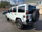2017 Jeep Wrangler Unlimited Sahara White vin: 1C4BJWEG9HL537281