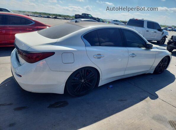 JN1EV7AR5GM342191 2016 INFINITI Q50 White Delantero derecho