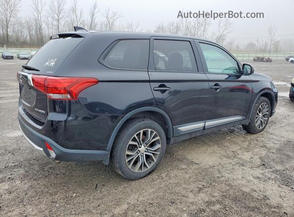 JA4AZ2A37HZ049471 2017 MITSUBISHI OUTLANDER Черный Передняя правая четверть