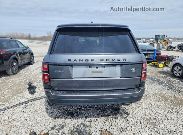 SALGS2RK8KA537651 2019 LAND ROVER RANGE ROVER Gray Widok wnętrza z przodu