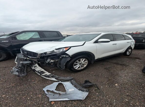 5XYPGDA55KG433404 2019 KIA SORENTO White Tył lewy