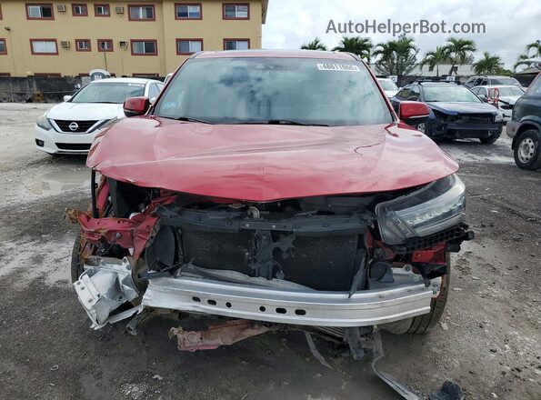 5J8TC2H66ML044227 2021 ACURA RDX Red უკანა ხედი
