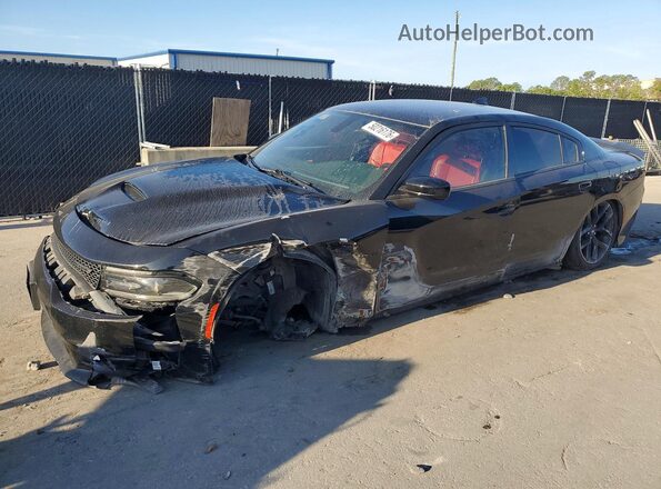 2C3CDXCT7MH650126 2021 DODGE CHARGER Black Front left