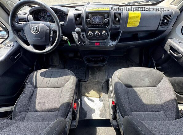 3C6TRVDGXKE517072 2019 RAM PROMASTER Blue Vista del cuadro de instrumentos