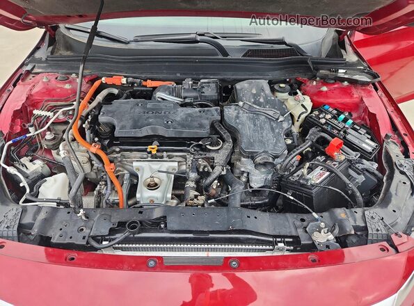 1HGCV3F27NA011766 2022 HONDA ACCORD Red Widok komory silnika