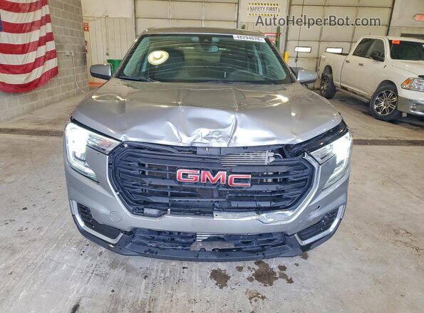 3GKALMEG0PL222614 2023 GMC TERRAIN Серый Вид сзади