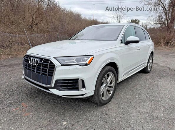 WA1LXAF71MD017482 2021 AUDI Q7 Белый Задняя правая четверть