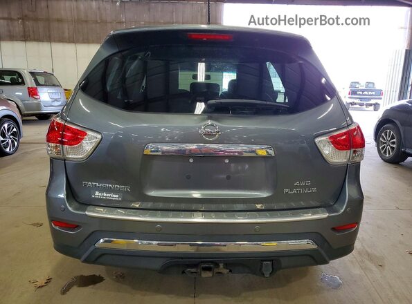 5N1AR2MM3GC612071 2016 NISSAN PATHFINDER Gray Front interior view
