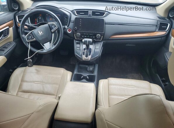 5J6RW2H84HL074523 2017 HONDA CRV Белый Вид щитка приборов