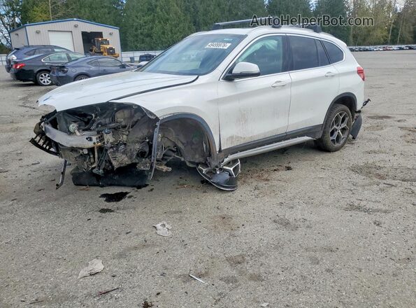 WBXHT3C35J5L28748 2018 BMW X1 Белый Задняя левая четверть