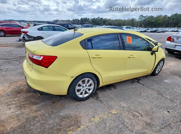 KNADM4A32G6681854 2016 KIA RIO Yellow Przód prawy
