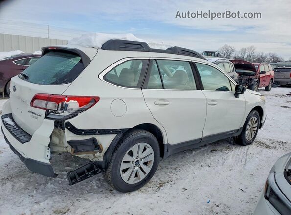 4S4BSAAC7H3283343 2017 SUBARU OUTBACK Белый Передняя правая четверть