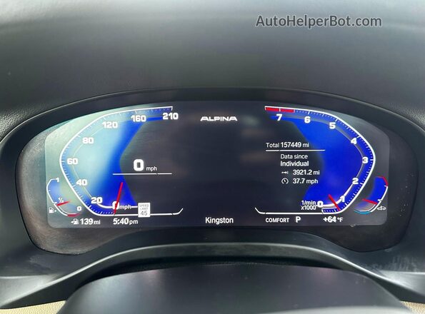 5UXTY9C07L9C80121 2020 BMW X3 Charcoal Widok deski rozdzielczej