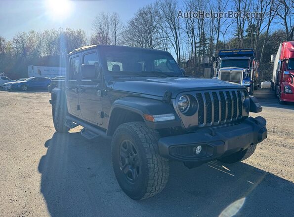 1C6HJTAG6ML531034 2021 JEEP GLADIATOR Черный Передняя левая четверть