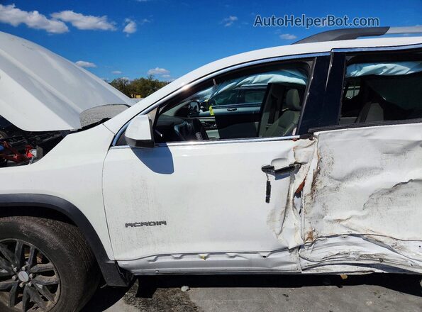 1GKKNULS4JZ136180 2018 GMC ACADIA Белый Вид панели приборов