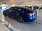 2017 Tesla Model S Синий vin: 5YJSA1E21HF209895