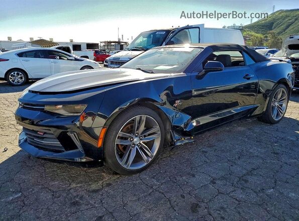 1G1FB3DS6H0172331 2017 CHEVROLET CAMARO Черный Передняя левая четверть