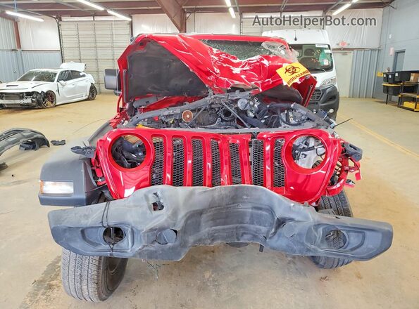1C4GJXAN9PW636373 2023 JEEP WRANGLER Красный Вид сзади