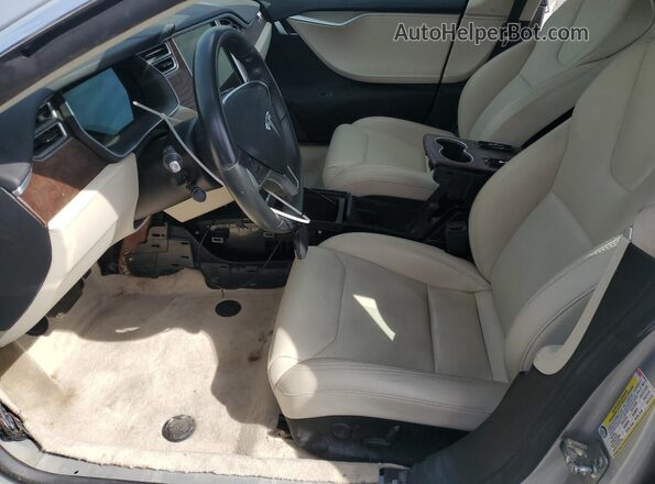 5YJSA1E13HF219724 2017 TESLA MODEL S Серебряный Вид панели приборов