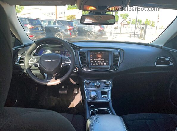 1C3CCCABXGN172625 2016 CHRYSLER 200 Blue Вид задніх сидінь