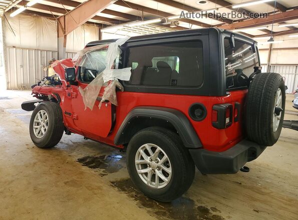 1C4GJXAN9PW636373 2023 JEEP WRANGLER Красный Задняя правая четверть