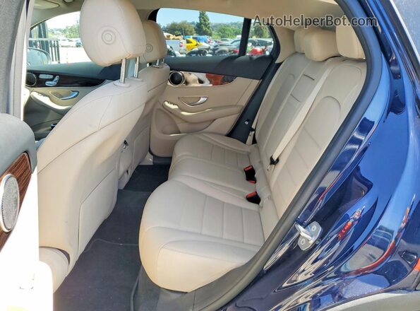 WDC0J4KB6HF157618 2017 MERCEDES-BENZ GLC-CLASS Синий Вид задней части салона