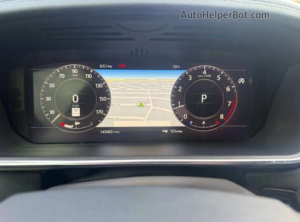 SALGS2SE4LA579028 2020 LAND ROVER RANGE ROVER White Սարքավորումների վահանակի տեսք