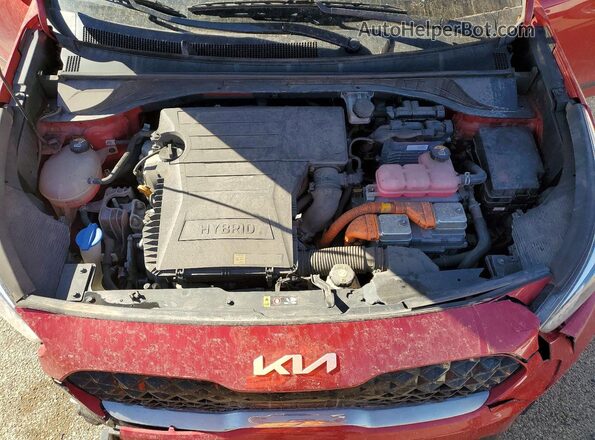 KNDCB3LC7N5534802 2022 KIA NIRO Красный Вид наклейки с VIN-кодом