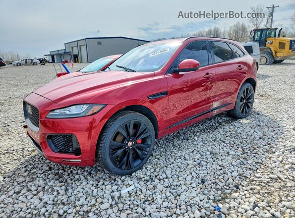 SADCM2BVXHA887803 2017 JAGUAR F-PACE Красный Передняя левая четверть