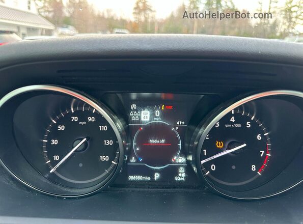 SALRG2RV7K2412963 2019 LAND ROVER DISCOVERY Белый Вид щитка приборов
