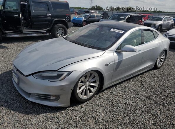 5YJSA1E13HF219724 2017 TESLA MODEL S Серебряный Задняя левая четверть