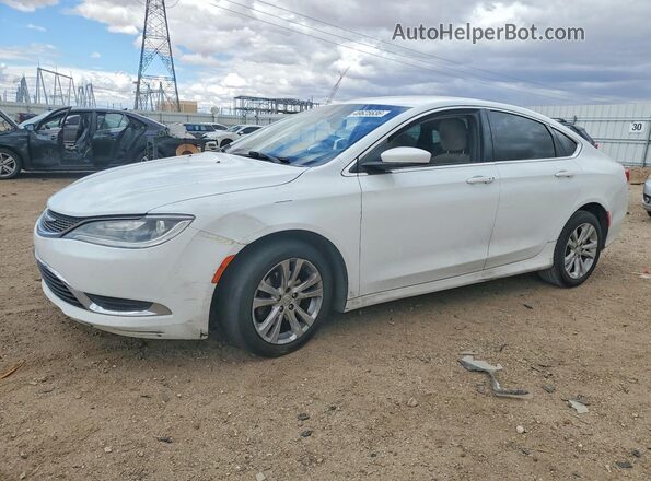 1C3CCCAB9GN154892 2016 CHRYSLER 200 White Передня ліва чверть