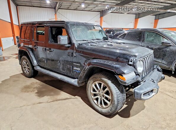1C4JJXP63MW716298 2021 JEEP WRANGLER Черный Вид спереди