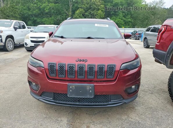 1C4PJLLX6KD344191 2019 JEEP CHEROKEE Burgundy Вид ззаду