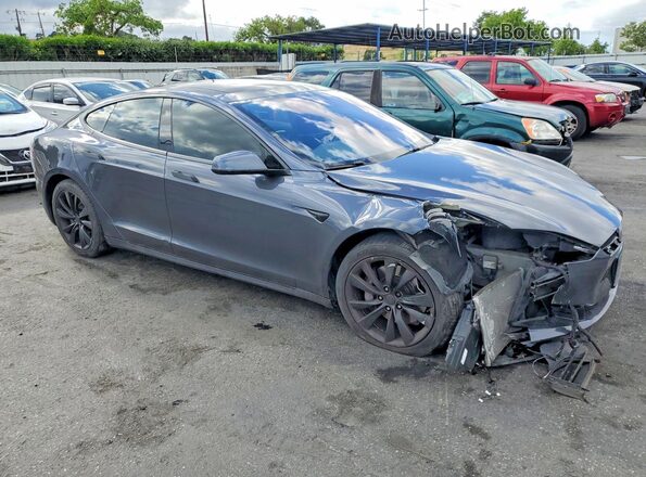 5YJSA1E28HF184459 2017 TESLA MODEL S Угольный Вид спереди