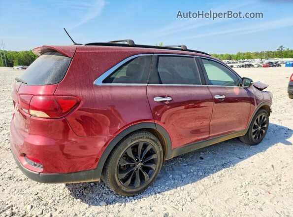 5XYPG4A59KG591650 2019 KIA SORENTO Красный Передняя правая четверть