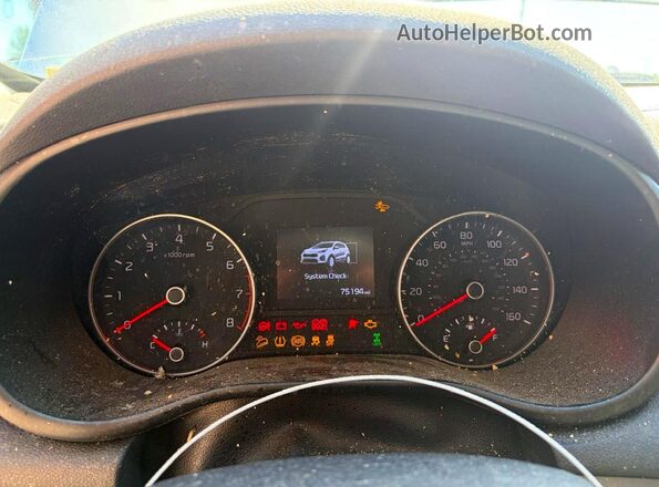 KNDPMCAC4L7732074 2020 KIA SPORTAGE Silver Vista del cuadro de instrumentos