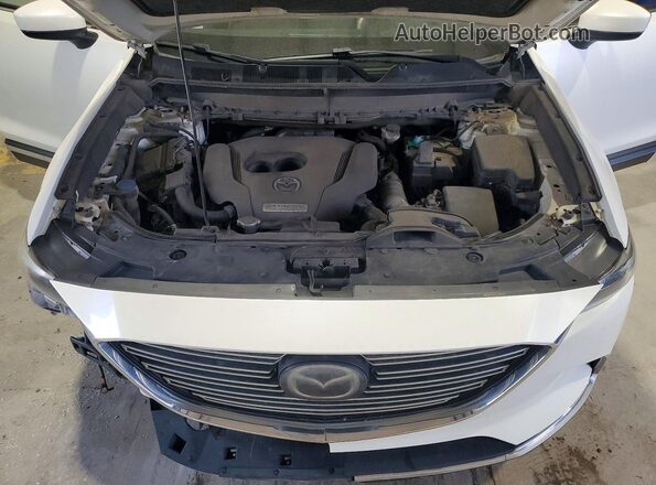 JM3TCBEYXG0119643 2016 MAZDA CX-9 White Vista de la etiqueta del VIN