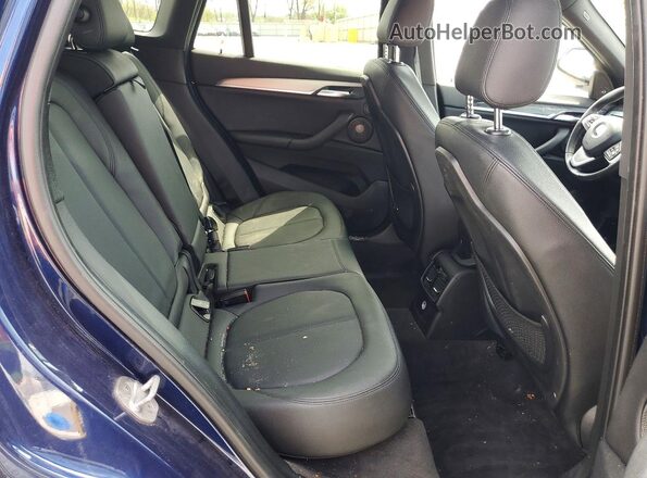 WBXHT3C36G5F63784 2016 BMW X1 Синий Вид подкапотного пространства