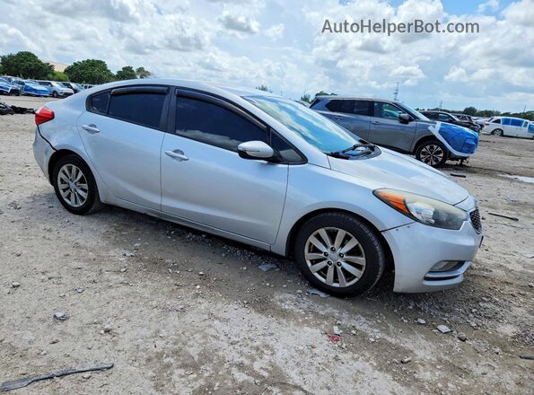 KNAFX4A64G5455735 2016 KIA FORTE Серебряный Вид спереди