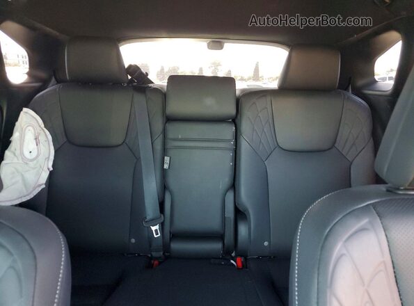 2T2BAMBA0PC007187 2023 LEXUS RX Black Widok wnętrza z tyłu