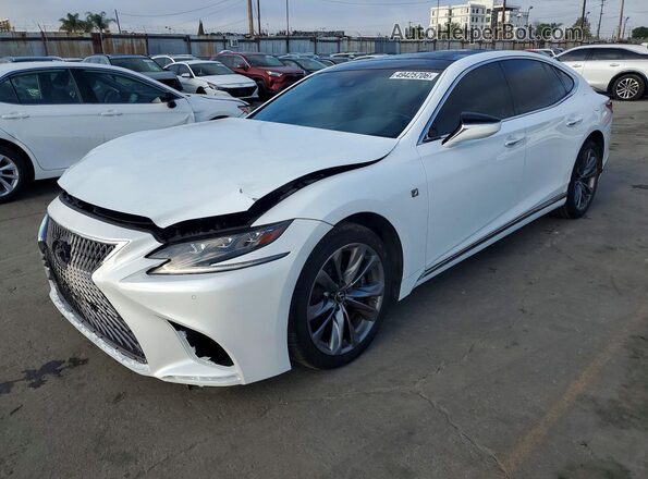 JTHB51FF4J5000484 2018 LEXUS LS500 White უკანა მარცხენა