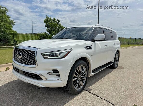 JN8AZ2NF2K9682725 2019 INFINITI QX80 Белый Задняя правая четверть