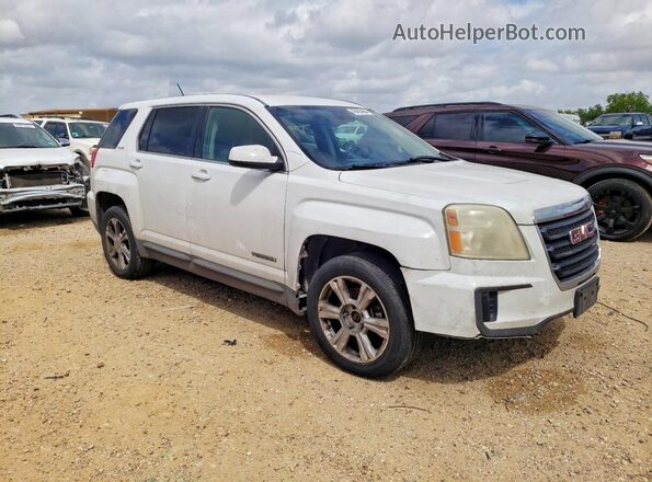 2GKALMEK5H6242206 2017 GMC TERRAIN Белый Вид спереди